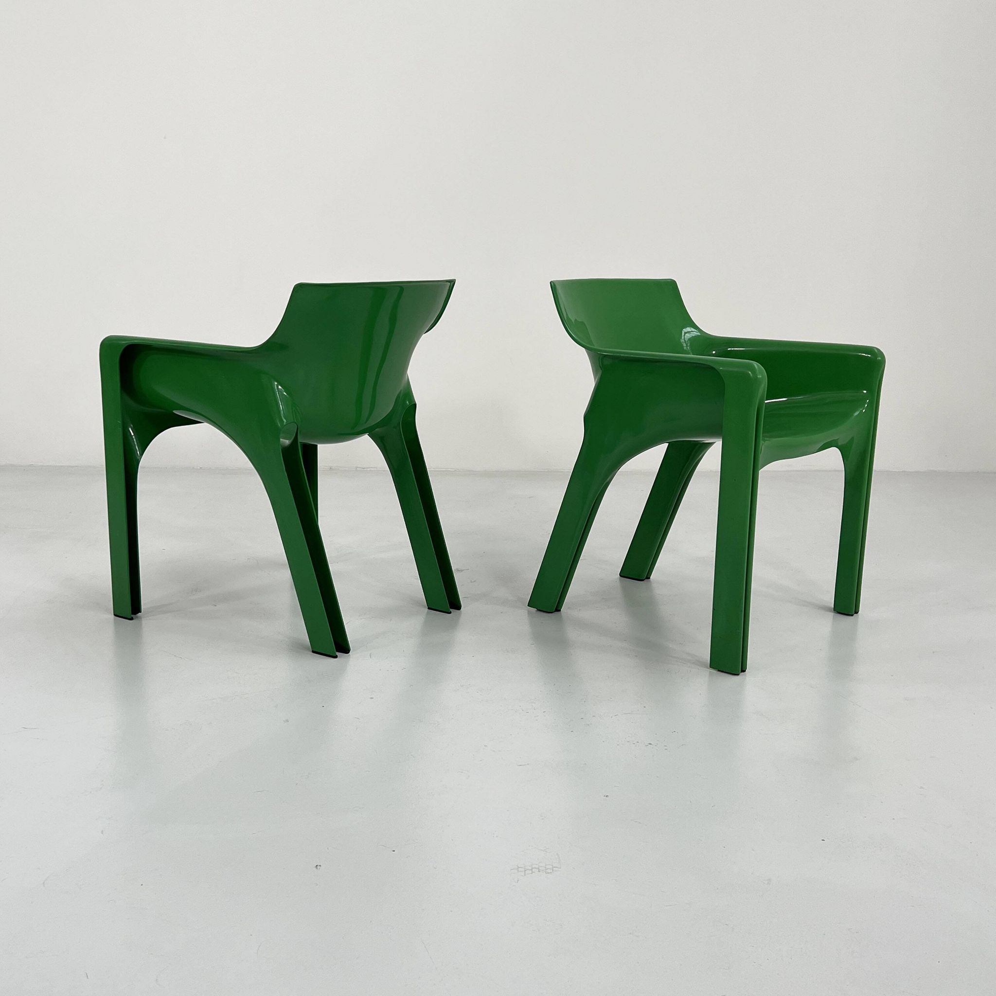 Green Gaudi Chair by Vico Magistretti for Artemide, 1970
