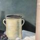 tableau huile sur toile nature morte vintage