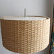 Vintage rattan lamppost