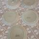 5 old Sarreguemines dessert plates