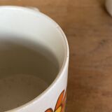 3 italian retro floral mugs