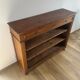 Open oak sideboard in country style, 1930s/50s.