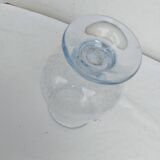 Vase , biot photophore of blue color