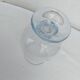 Vase , biot photophore of blue color