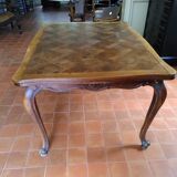 Dining table with extensions