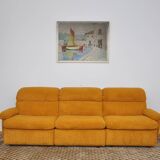 Corduroy modular sofa, 1970s, set of 3