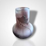 Vase with floral decoration, Gallé, early 20th century