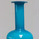 Large blue Gulvvas Otto Brauer for Kastrup Holmegaard 1970