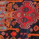 Tapis vintage du Moyen-Orient Hamadan fait main en laine – 133 x 196 cm