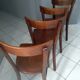 Suite of 4 Baumann bistro chairs from 1968
