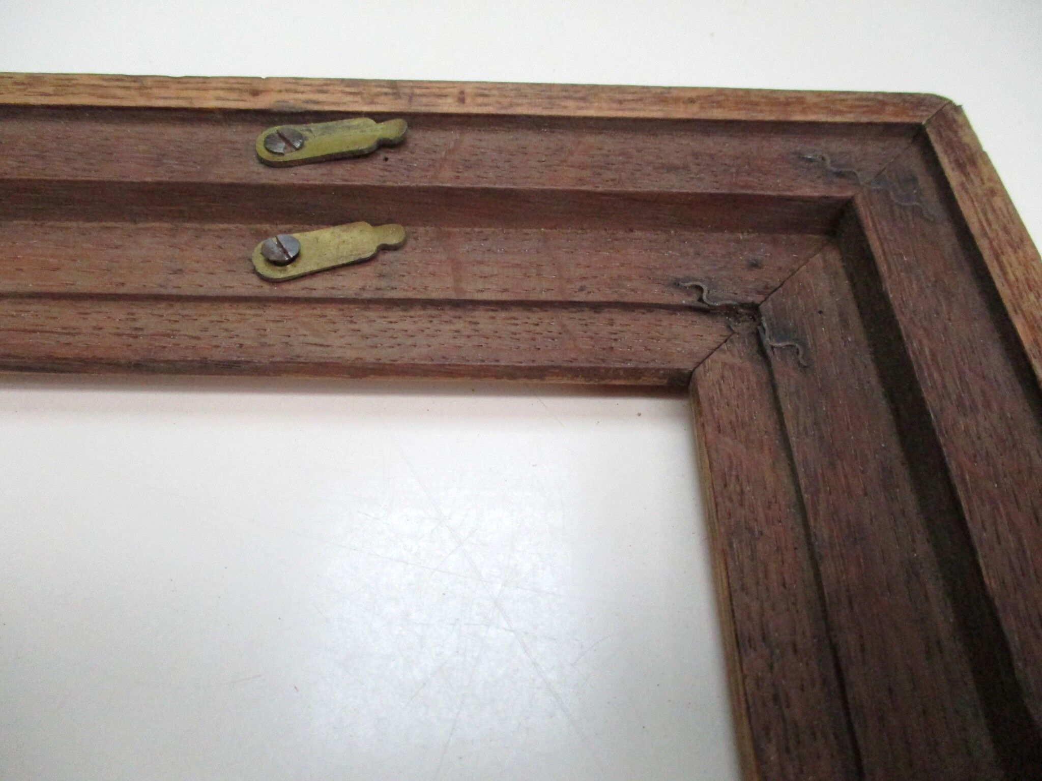 Old solid oak frame for painting