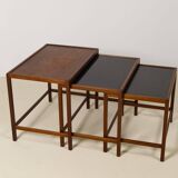Ensemble de tables gigognes en teck de Kurt Østervig, Danemark, années 1960