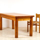 René Martin desk and Méribel chair by Charlotte Perriand 1955