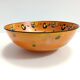 Orange Lacquered Porcelain Catchall by Royal Doulton, England