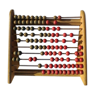 Ancient wooden boulier