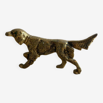 Chien en bronze sculpté