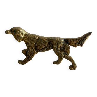 Chien en bronze sculpté