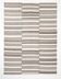 8x10 Brown Beige Rug For Living Room Kilim Rug, 226x306Cm