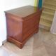 Beautiful Louis Philippe chest of drawers with 4 drawers - 3 locks - in cherry wood - 1980s