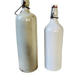 Set of two vintage stoneware bottles