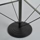 Dardo coffee table in glass and metal by OMA, Italy, circa 1980.