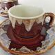 2 bistro coffee cups