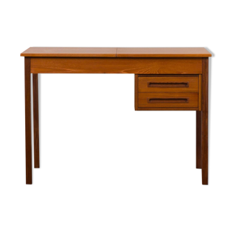 Mid-century teak desk with hidden vanity, Denmark, 1960s