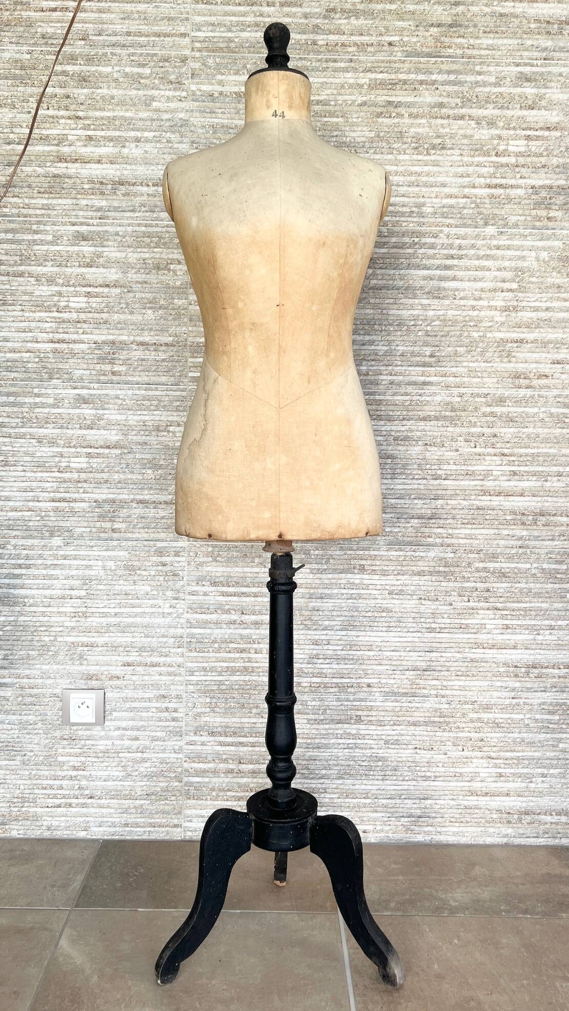 Mannequin de couture Napoléon III, buste de femme