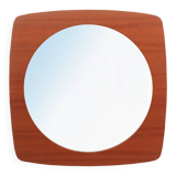 1960s wall mirror in teak