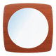 1960s wall mirror in teak
