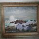 La mer agitée de pierre Cario huile sur toile