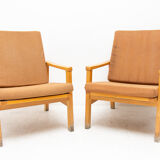 Pair of mid century Danish style armchairs for Ton, 1970´s