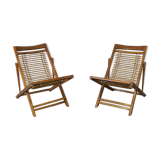 Pair of child sunbeds