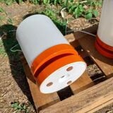 Pair of orange lamps from the 70s