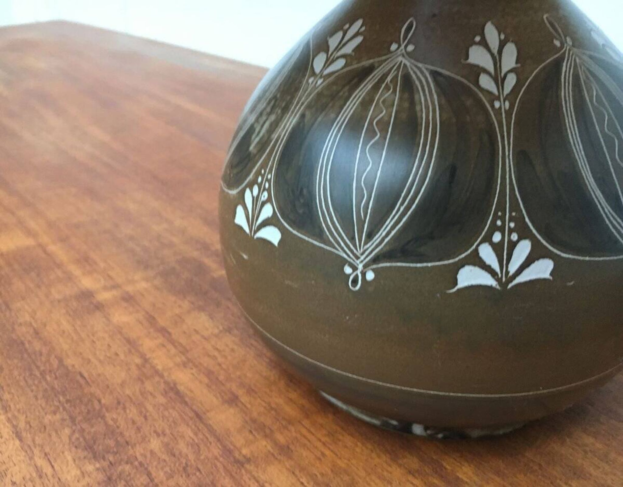Mid-century German ceramic table lamp by Thoms Keramik.