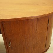 Teak desk, Danish design, 1970s, designer: H.P. Hansen, manufacturer: Rande