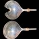 Zinc salad servers