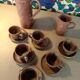 Coffee service in Vallauris stoneware