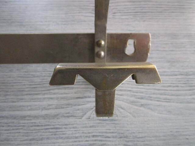 Art Deco coat rack in chromed metal