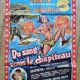 Original poster 1957 of blood under the big top achile zavatta circus georges péclet