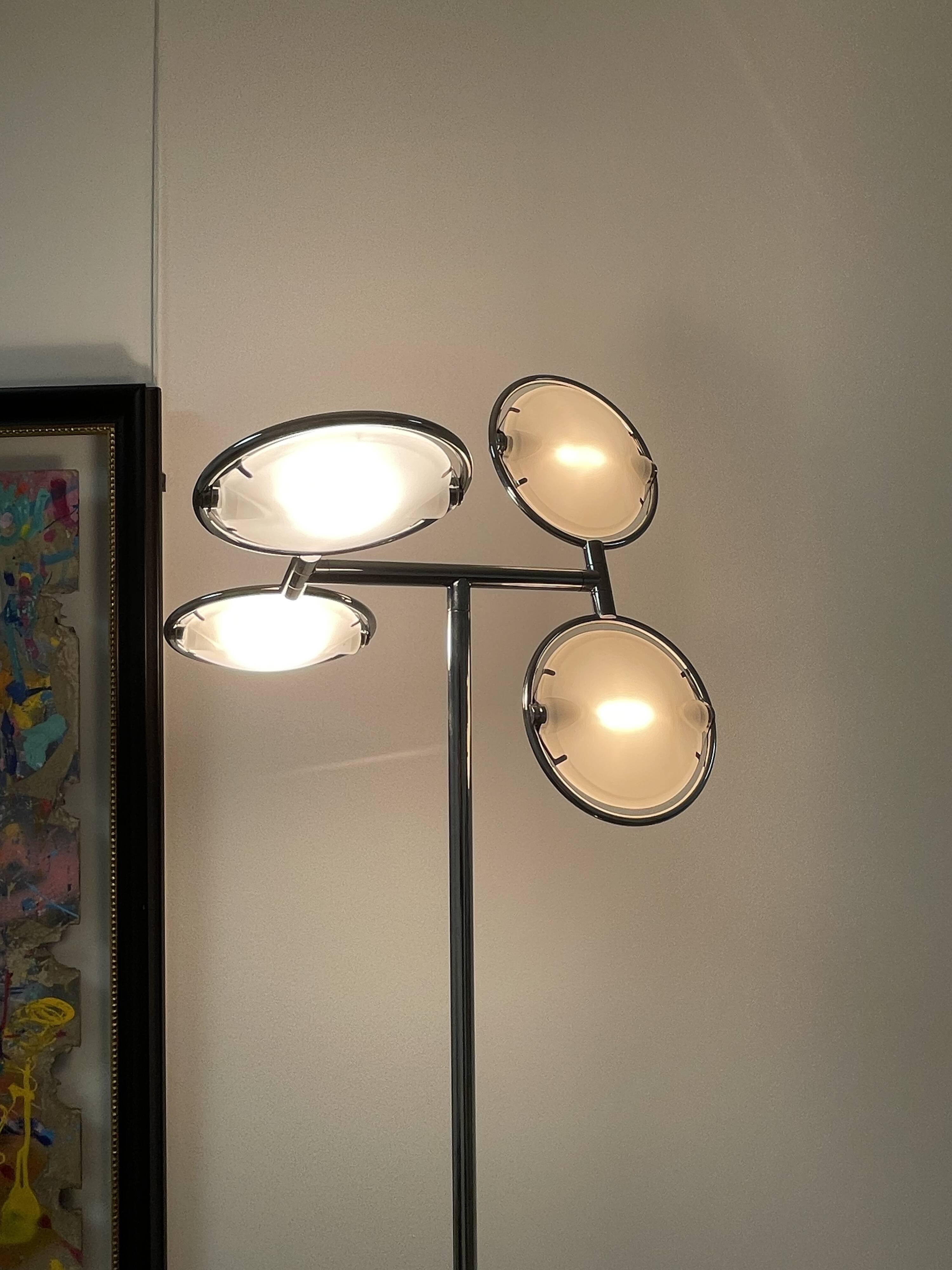 Nobi 4 model floor lamp by FontanaArte, 1990s