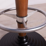 Set of 4 mid-century bar stools, 1950s