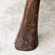 Paire de chaises brutalistes en bois brut