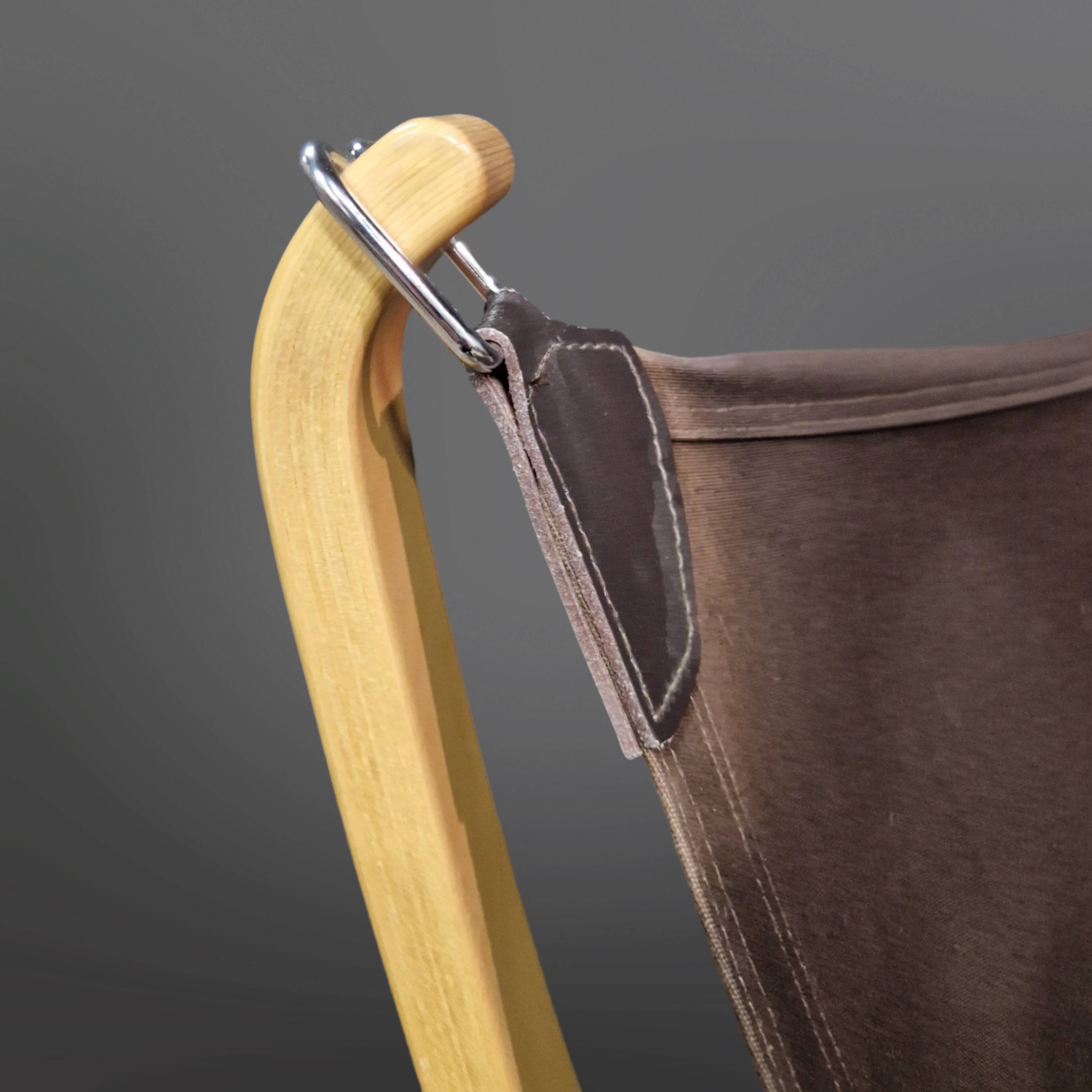 Fauteuil lounge et ottoman Falcon de Sigurd Ressel pour Vatne, Norvège 1970