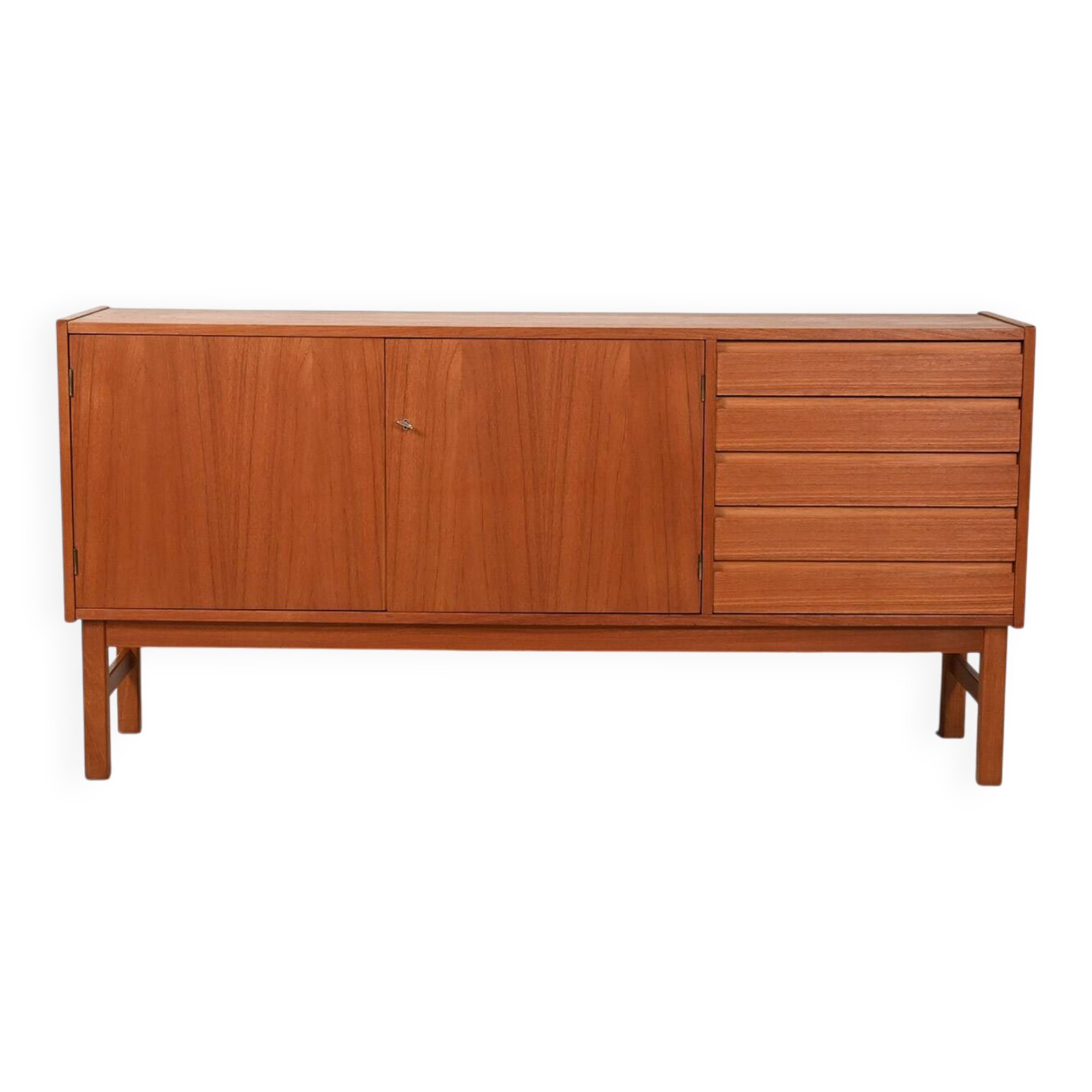 Scandinavian geometric sideboard from the 1960s