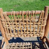 Wood and Rope Armchairs