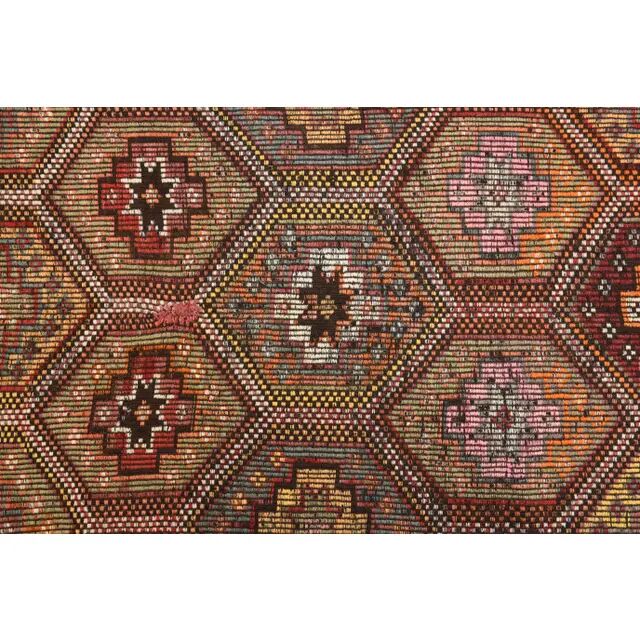 Vintage Turkish Oushak Handmade Wool & Cotton Brown Area Rug 164x288