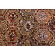 Vintage Turkish Oushak Handmade Wool & Cotton Brown Area Rug 164x288