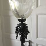 Brutalist chain floor lamp from the 70s