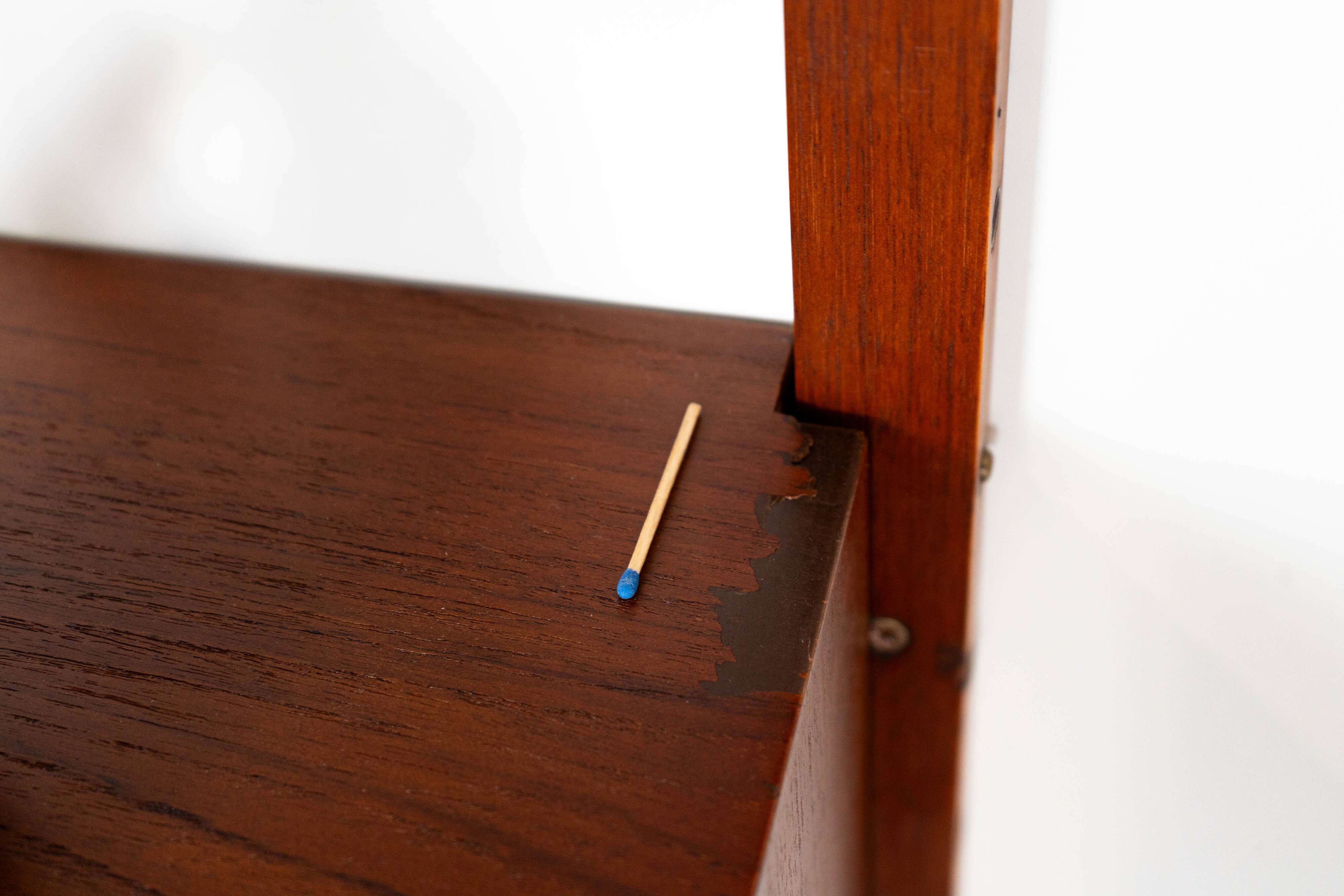 Teak modular shelving unit, Danish design, 1960s, made in Denmark